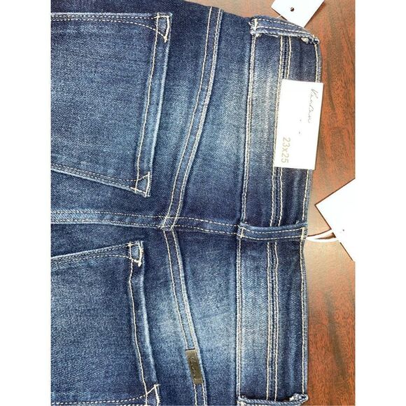 NWT KanCan Maurices High Rise Crop Distressed Denim Jeans Size 23x25 - Picture 4 of 7